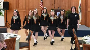 Irish dancers entertained guests at the event held prior to the annual Elmhurst St. Patrick’s Day Parade.